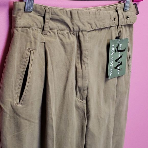 NWT 🤎🖤 JW Beige Pants Black Size 9 - Picture 9 of 14